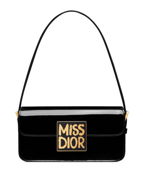 Christian Dior Miss Dior Flap Bag Black